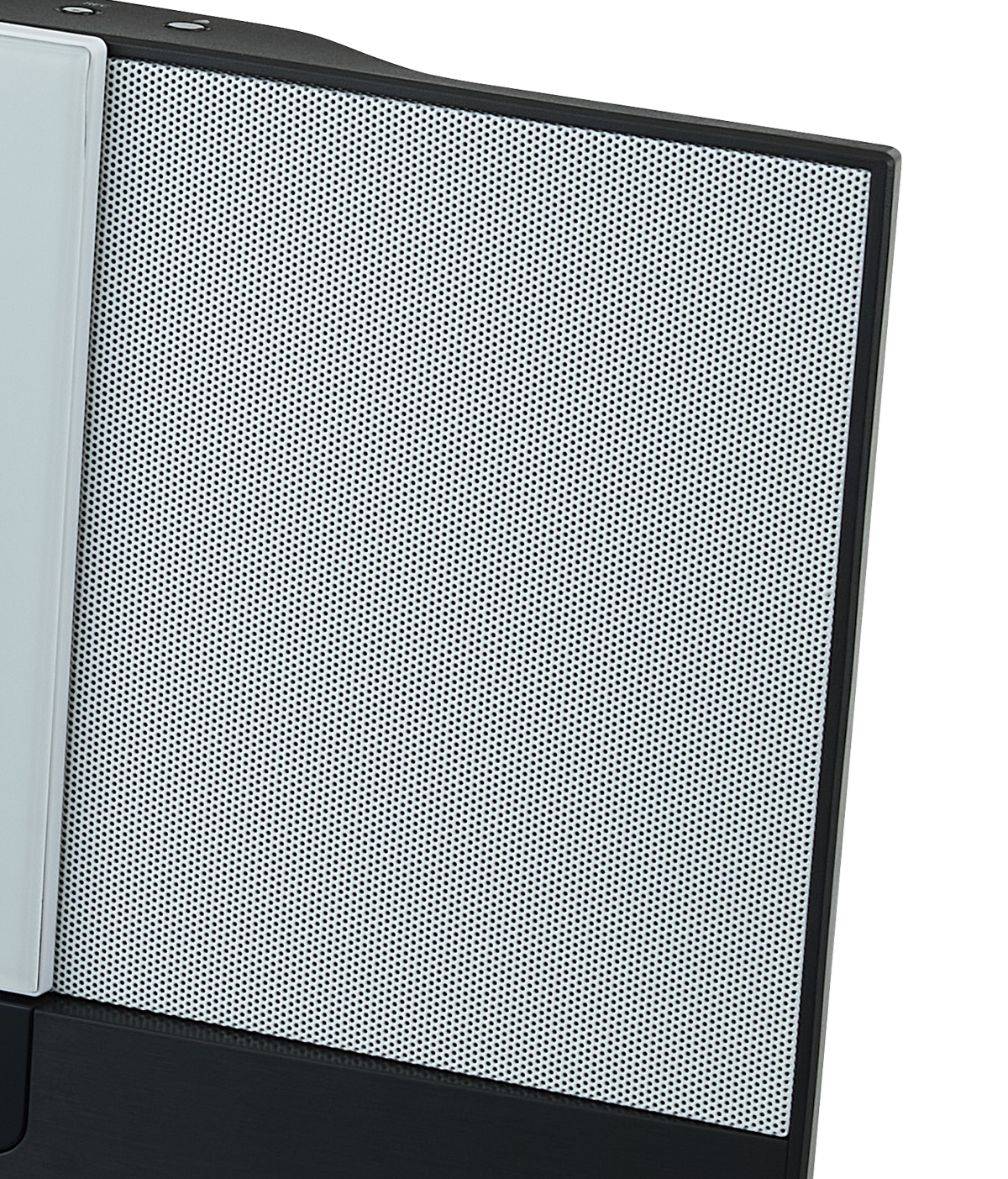 スピーカーカバーはメタルグリル