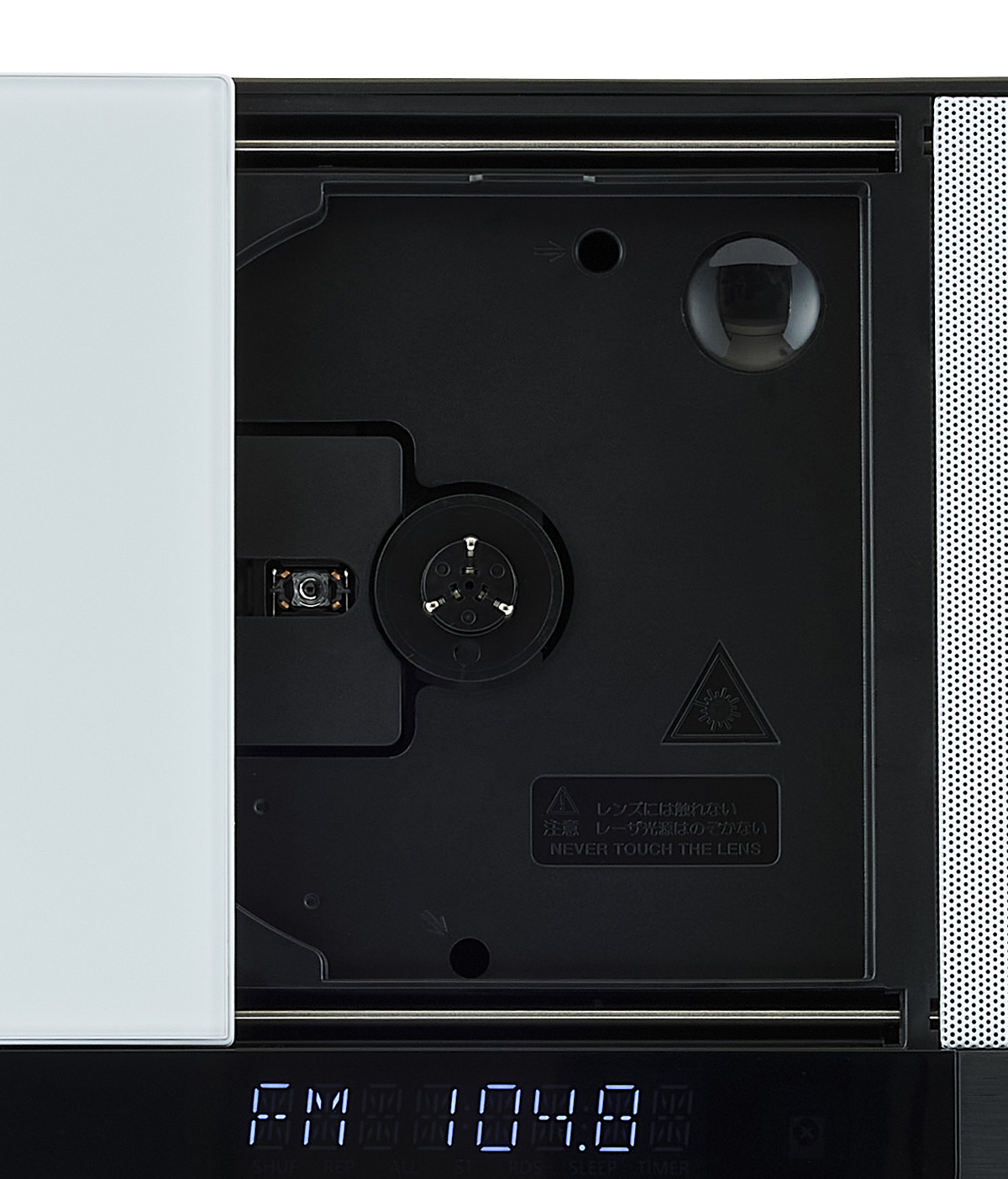 電動スライド式CDドア