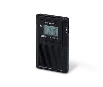 LEDライト付きポケットラジオ | AX-PRU60
