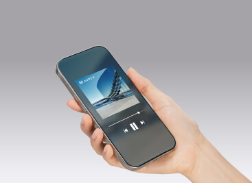 AX-WSR10 特長4 | スマホの音楽も、ワイヤレスで