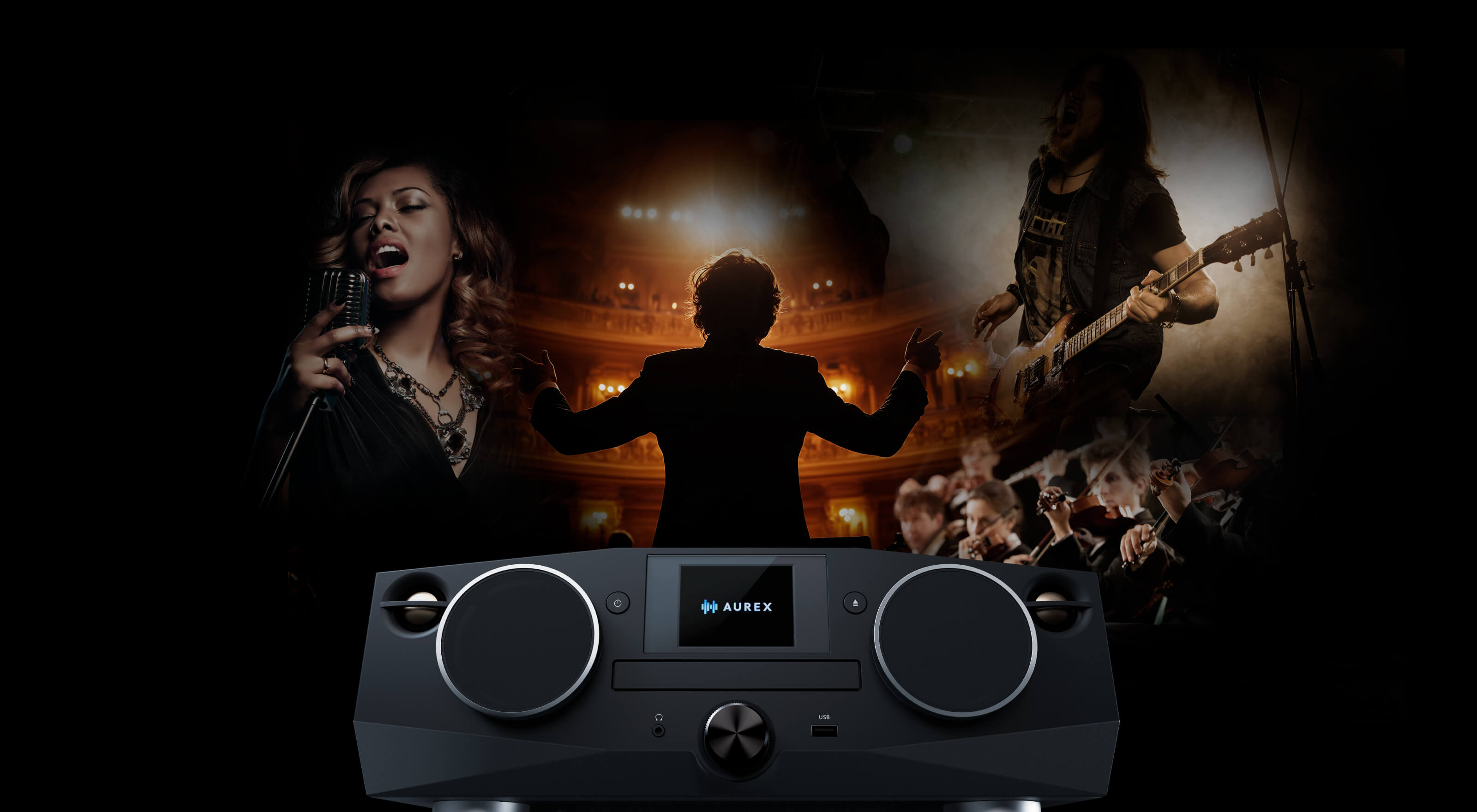 AUREX Technology for MUSIC | オーレックス・サウンドプロセッサーがいつもの音源を、最高の音楽体験に変える。